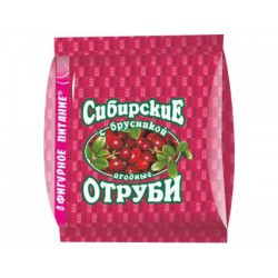 Отруби, Сибирские 200 г диетические брусника