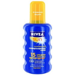 Спрей солнцезащитный, Nivea (Нивея) 200 мл сан SPF 15