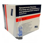 Преднизолон Никомед, раствор для внутривенного и внутримышечного введения 25 мг/мл 1 мл 50 шт ампулы