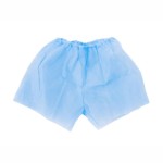 Трусы процедурные, р. 52-54 25 г/м2 38 см модель №1 укороченные с разрезом (для колоноскопии/колонотерапии) нестерильные голубые