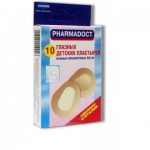 Пластырь детский глазной, Pharmadoct (Фармадокт) р. 6смх5см 10 шт гипоаллергенный на нетканой основе